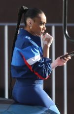 WINNIE HARLOW at a Puma Photoshoot in Los Angeles 10/20/2021