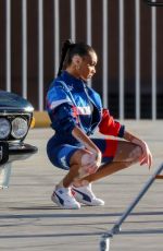 WINNIE HARLOW at a Puma Photoshoot in Los Angeles 10/20/2021