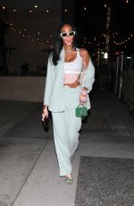WINNIE HARLOW Out for a Dinner Date in Beverly Hills 10/16/2021