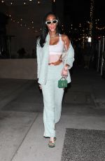 WINNIE HARLOW Out for a Dinner Date in Beverly Hills 10/16/2021