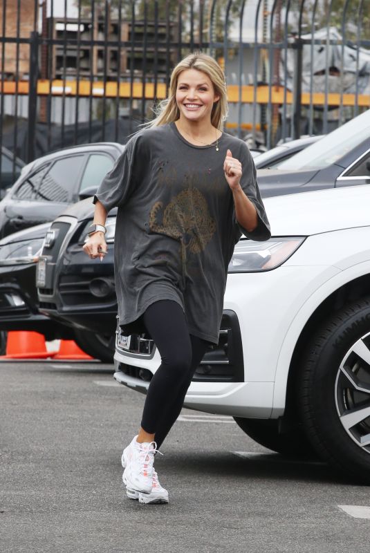 WITNEY CARSON at a Dance Studio in Los Angeles 10/06/2021
