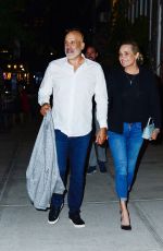 YOLANDA HADID and Joseph Jingoli Night Out in New York 10/06/2021