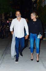 YOLANDA HADID and Joseph Jingoli Night Out in New York 10/06/2021