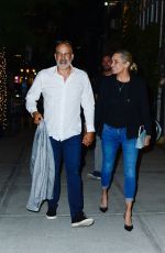 YOLANDA HADID and Joseph Jingoli Night Out in New York 10/06/2021