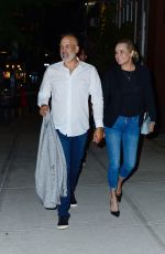 YOLANDA HADID and Joseph Jingoli Night Out in New York 10/06/2021