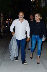 YOLANDA HADID and Joseph Jingoli Night Out in New York 10/06/2021