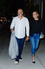 YOLANDA HADID and Joseph Jingoli Night Out in New York 10/06/2021