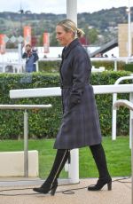 ZARA TINDALL at Showcase Races at Cheltenham Racecourse in Gloucestershire 10/22/2021