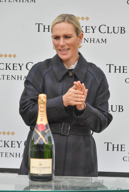 ZARA TINDALL at Showcase Races at Cheltenham Racecourse in Gloucestershire 10/22/2021