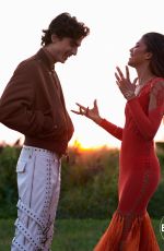 ZENDAYA and Timothee Chalamet in Entertainment Weekly, October 2021