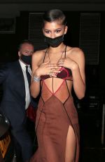 ZENDAYA Arrives at Dune Premiere After-party at Soho House in London 10/18/2021
