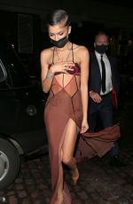 ZENDAYA Arrives at Dune Premiere After-party at Soho House in London 10/18/2021