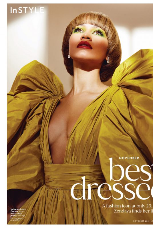 ZENDAYA in Instyle Magazine, November 2021