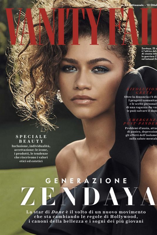 ZENDAYA in Vanity Fair Magazine, Itay October 2021