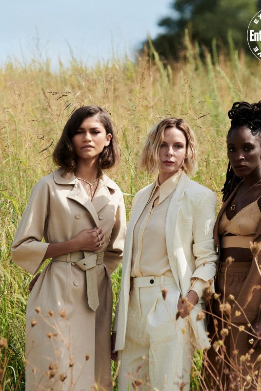 ZENDAYA, REBECCA FERGUSON and SHARON DUNCAN BREWSTER in Entertainment Weekly, October 2021