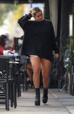 ADDISON RAE and Omer Fedi Out for Breakfast at Joan
