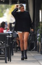 ADDISON RAE and Omer Fedi Out for Breakfast at Joan
