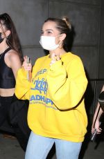 ADDISON RAE and TATE MCRAE Heading to Lakers Game at Staples Center in Los Angeles 11/08/2021