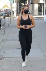ADDISON RAE Heading to a Gym in Beverly Hills 11/09/2021