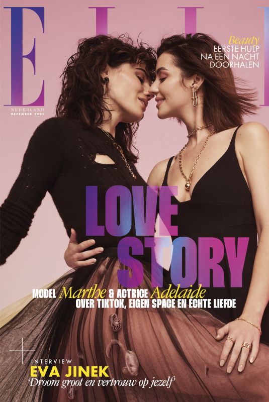 ADELAIDE KANE and MARTHE WOERTMAN in Elle Magazine, Netherlands December 2021