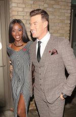 AJ ODUDU and  Kai Widdrington Leaves It Takes Two Studios in London 11/10/2021