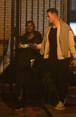 AJ ODUDU Leaves Rehearsal Studio in London 11/02/2021