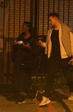 AJ ODUDU Leaves Rehearsal Studio in London 11/02/2021