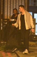 AJ ODUDU Leaves Rehearsal Studio in London 11/02/2021