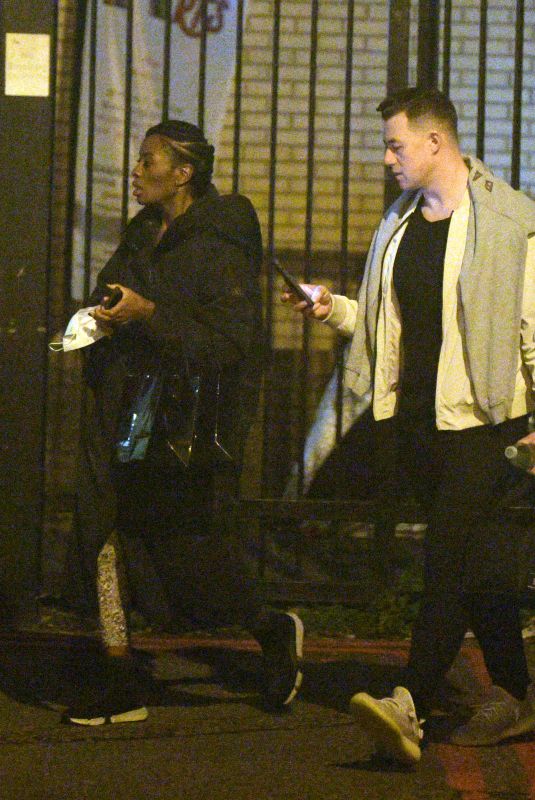 AJ ODUDU Leaves Rehearsal Studio in London 11/02/2021
