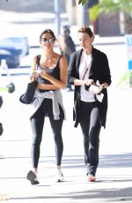 ALESSANDA AMBROSIO Heading to Morning Pilates in Santa Monica 11/04/2021