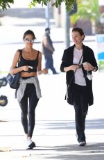 ALESSANDA AMBROSIO Heading to Morning Pilates in Santa Monica 11/04/2021