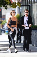 ALESSANDA AMBROSIO Heading to Morning Pilates in Santa Monica 11/04/2021