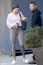 ALESSANDRA AMBROSIO and Richard Lee Out Kissing in Brentwood 11/17/2021