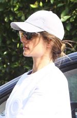 ALESSANDRA AMBROSIO Arrives at a Gym in West Hollywood 11/09/2021
