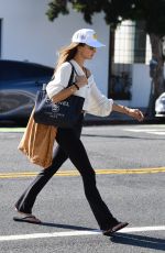 ALESSANDRA AMBROSIO Heading to Yoga Class in Santa Monica 11/15/2021