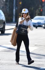 ALESSANDRA AMBROSIO Heading to Yoga Class in Santa Monica 11/15/2021