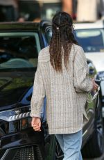 ALESSANDRA AMBROSIO Out for a Late Lunch in Brentwood 10/31/2021