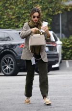 ALESSANDRA AMBROSIO Out for Lunch at Abbot Kinney Boulevard in Venice 11/06/2021