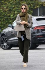 ALESSANDRA AMBROSIO Out for Lunch at Abbot Kinney Boulevard in Venice 11/06/2021