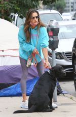 ALESSANDRA AMBROSIO Out with Her Dog in Brentwood 11/02/2021