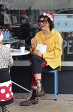 ALIA SHAWKAT Out with Her Boyfriend at Lunch in Los Angeles 11/19/2021