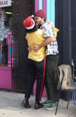 ALIA SHAWKAT Out with Her Boyfriend at Lunch in Los Angeles 11/19/2021