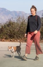 ALICIA SILVERSTONE Out Hikinig with Her Dog in Hollywood Hills 11/26/2021