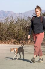 ALICIA SILVERSTONE Out Hikinig with Her Dog in Hollywood Hills 11/26/2021