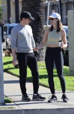 ALISON BRIE Out and About in Los Angeles 11/28/2021