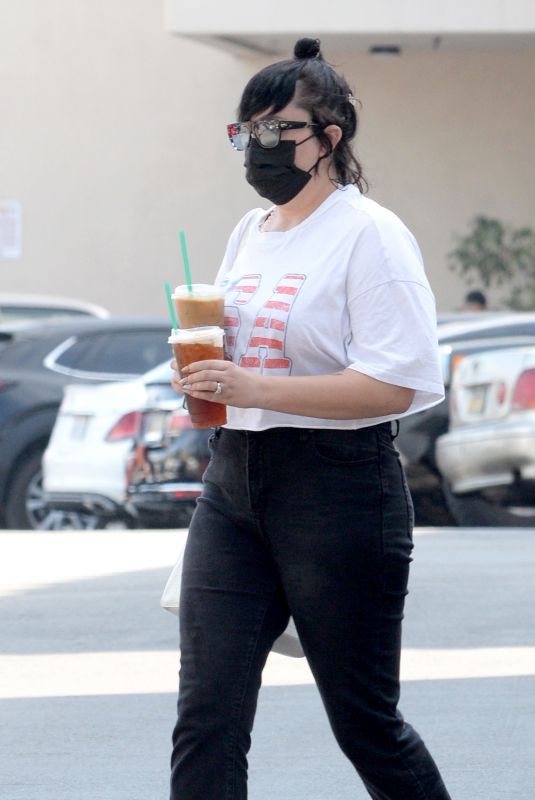 AMANDA BYNES Out and About in West Hollywood 11/02/2021