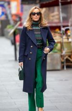 AMANDA HOLDEN Arrives at Global Radio Studio in London 11/29/2021