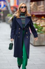 AMANDA HOLDEN Arrives at Global Radio Studio in London 11/29/2021