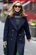 AMANDA HOLDEN Arrives at Global Radio Studio in London 11/29/2021