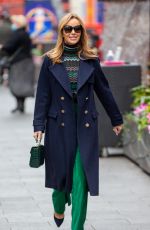 AMANDA HOLDEN Arrives at Global Radio Studio in London 11/29/2021